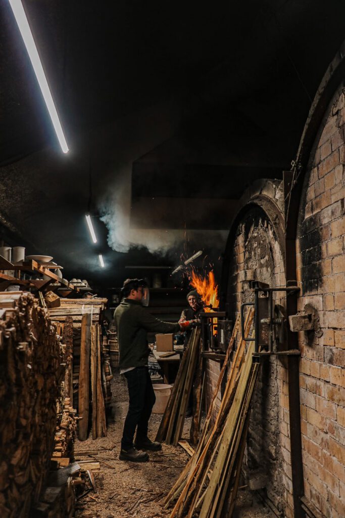 Muchelney Pottery Firing