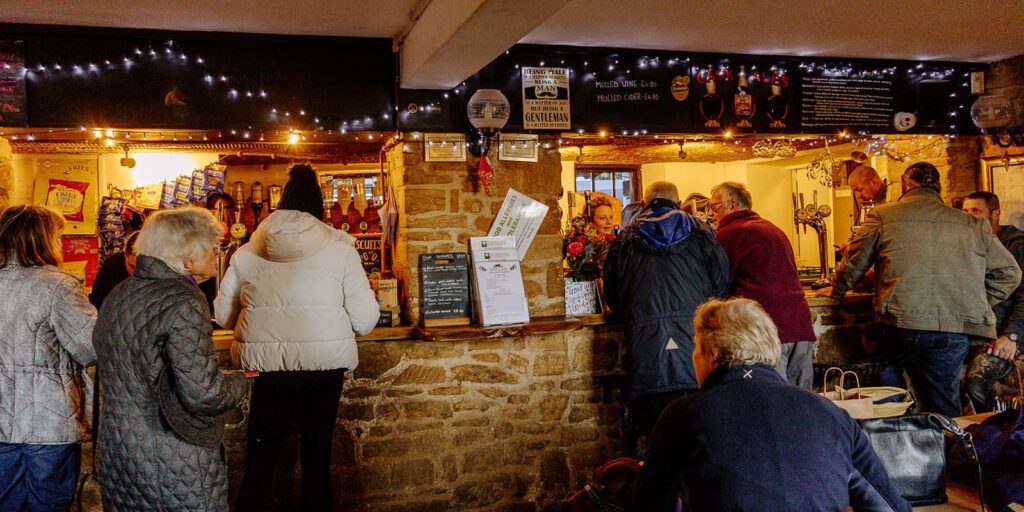 A full pub at the Prince of wales