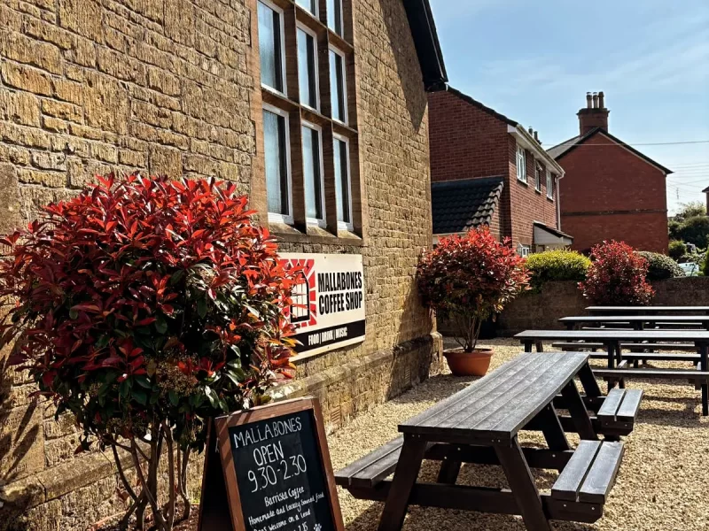 Mallabones Cafe, Misterton, Crewkerne in Somerset