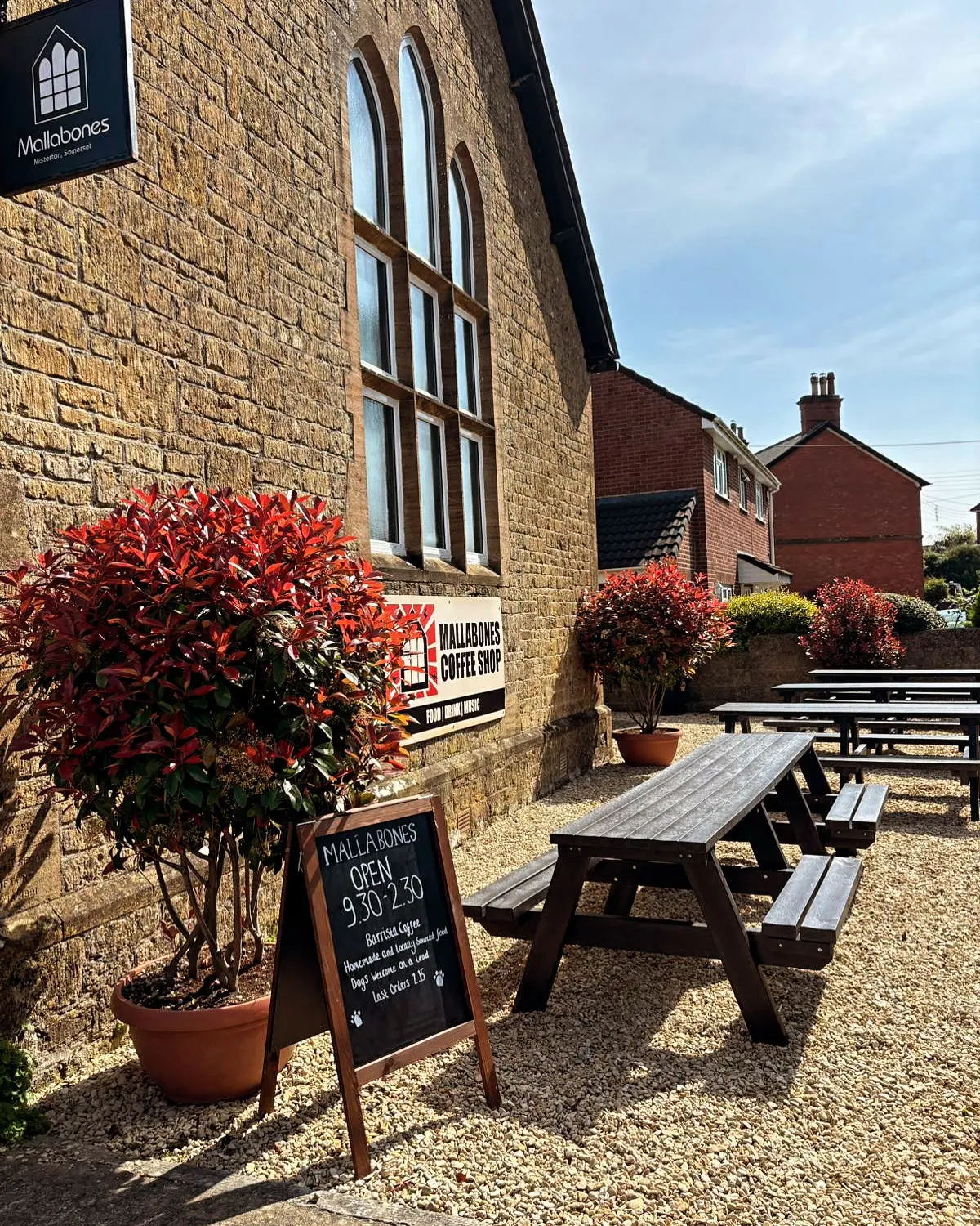 Mallabones Cafe, Misterton, Crewkerne in Somerset