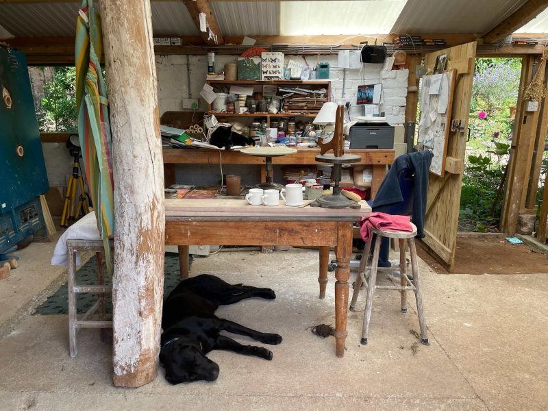Nicola Werner Pottery near Taunton, Somerset